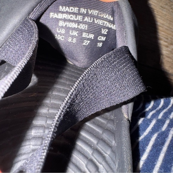 Nike Kawa Slides (TD) Sandals Black White BV1094-001 Size 10C Toddler - Picture 11 of 11